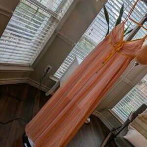 Orange maxi dress